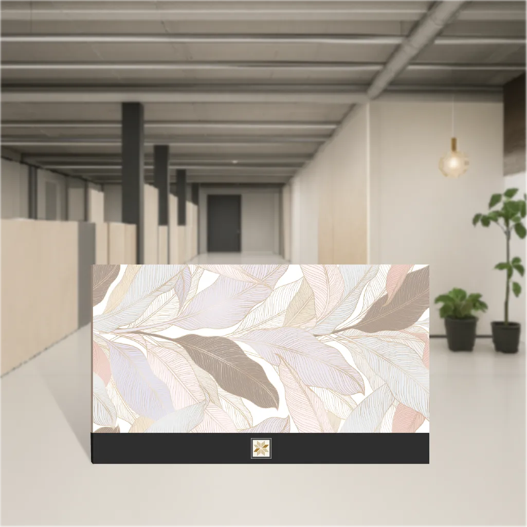 Fragrant Petal Reverie Tropical Florals Matt Rectangular Tiles TL-2467-C (4x2 feet | 9 mm)