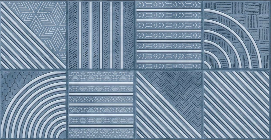 Ceramic Tripoli Blue HL Rectangular Tiles TL-2199-C (24x12 inch | 8 mm)