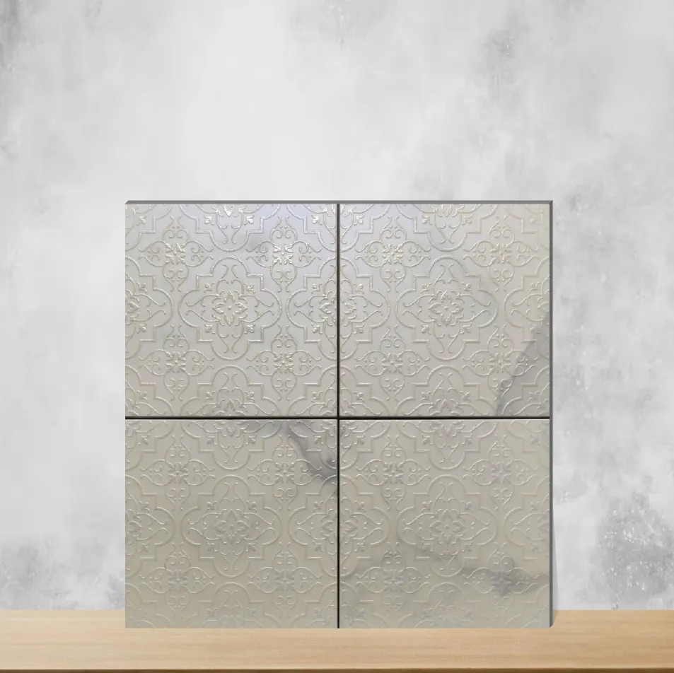 Vitrified Spactra Tropical Florals Square Tiles TL-133 (8x8 inch | 9 mm)