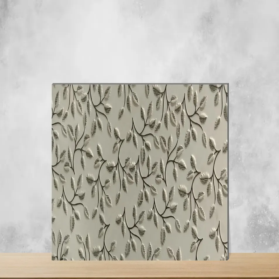 Ceramic Tropical Florals Rectangular Tiles TL-2212-B (24x12 inch | 8 mm)