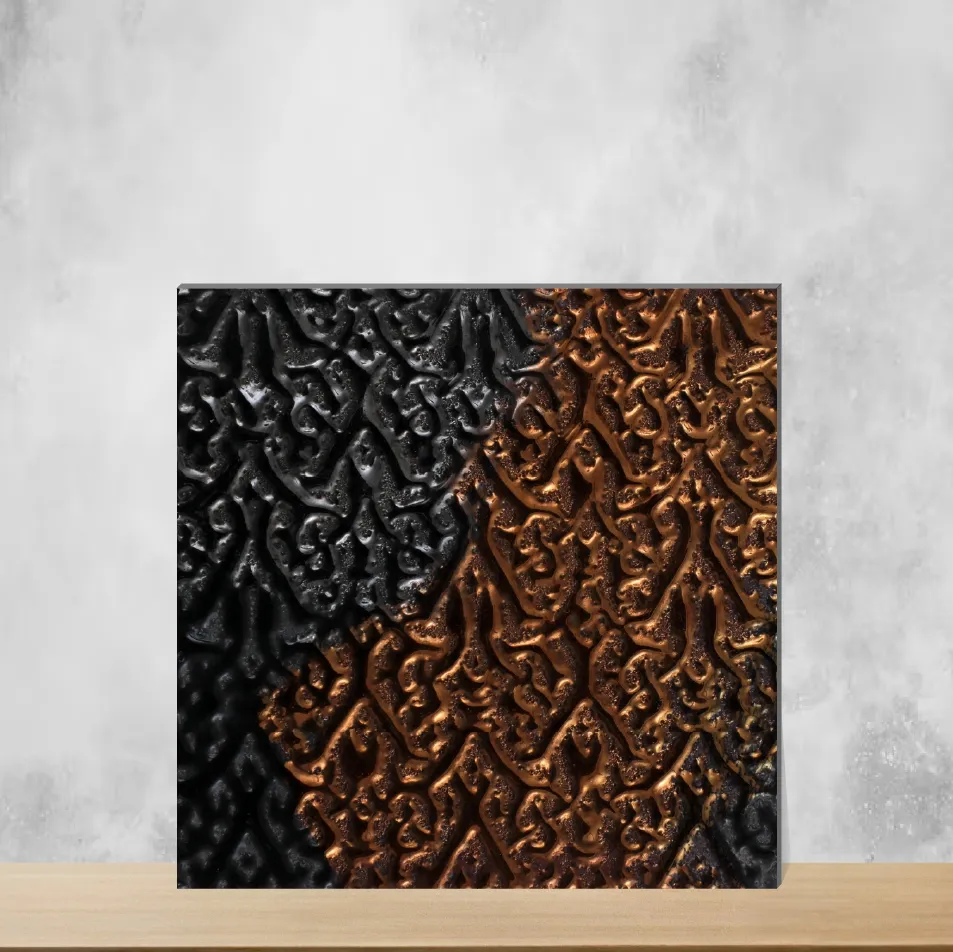 Vitrified Gothic Glow Square Tiles TL-180-C (4x4 inch | 9 mm)