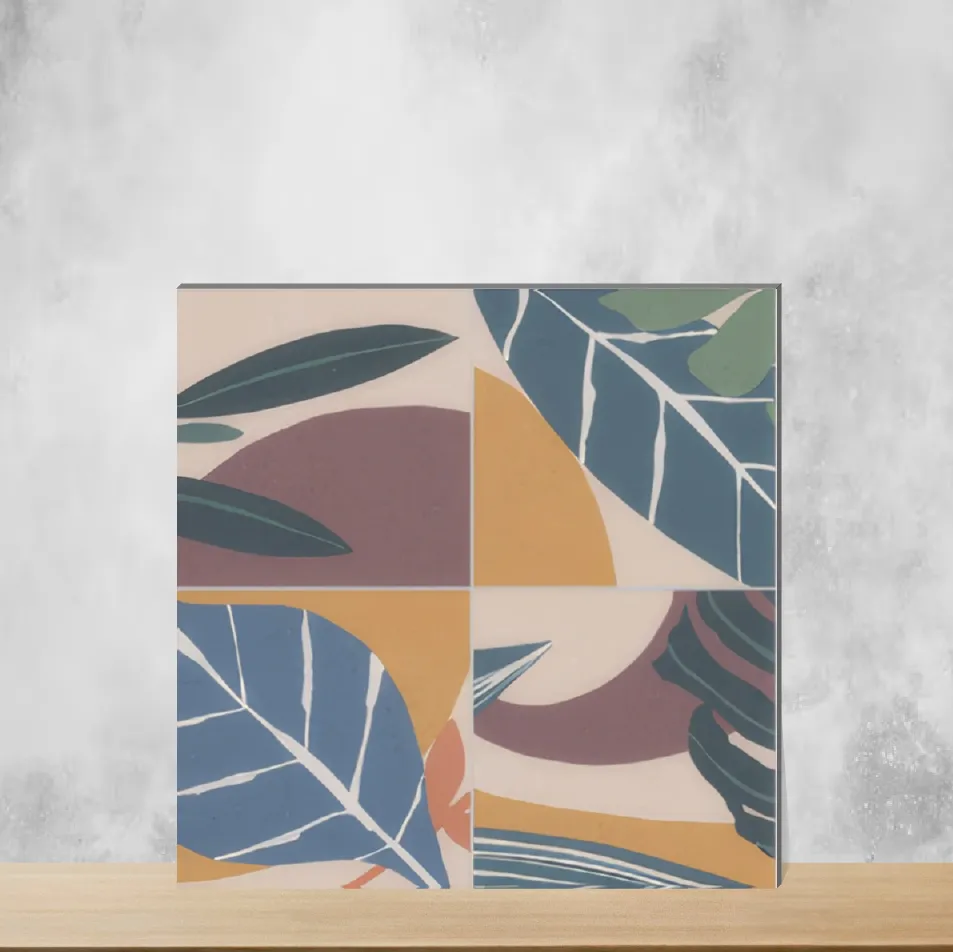 Ceramic Random Forest Moroccans Matt Square Tiles TL-1405-C (12x12 inch | 9 mm)