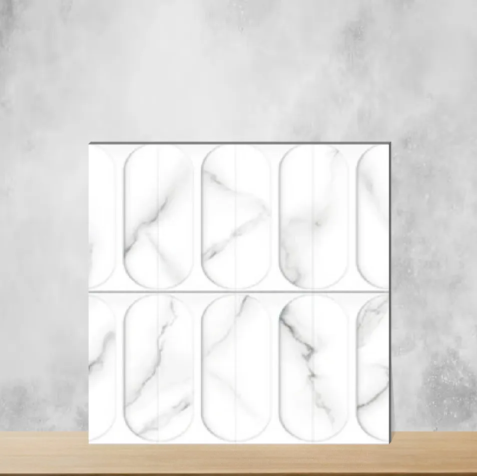 Ceramic Estilo Retro Plain Venatino Matt Square Tiles TL-3051-W (12x12 inch | 9 mm)