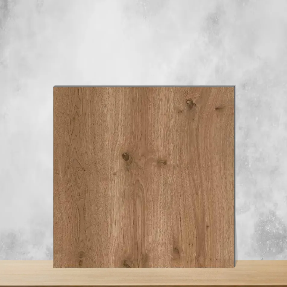 Vitrified Ranger Wood Wooden Effect Matt Square Tiles TL-1491-C (2x2 feet | 9 mm)