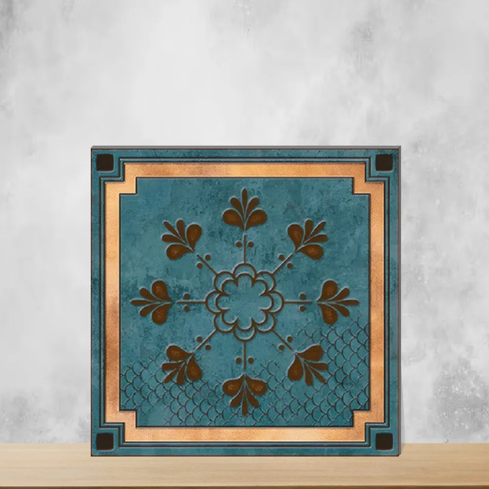 Ceramic Raunchy Moroccans Matt Square Tiles TL-1453 (12x12 inch | 9 mm)