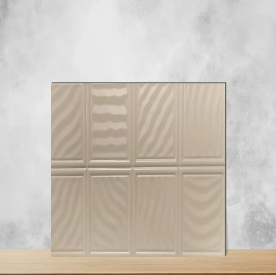 Ceramic Splendore Mersalite Light 3D Tiles Matt Rectangular Tiles TL-2191-D (24x12 inch | 9 mm)