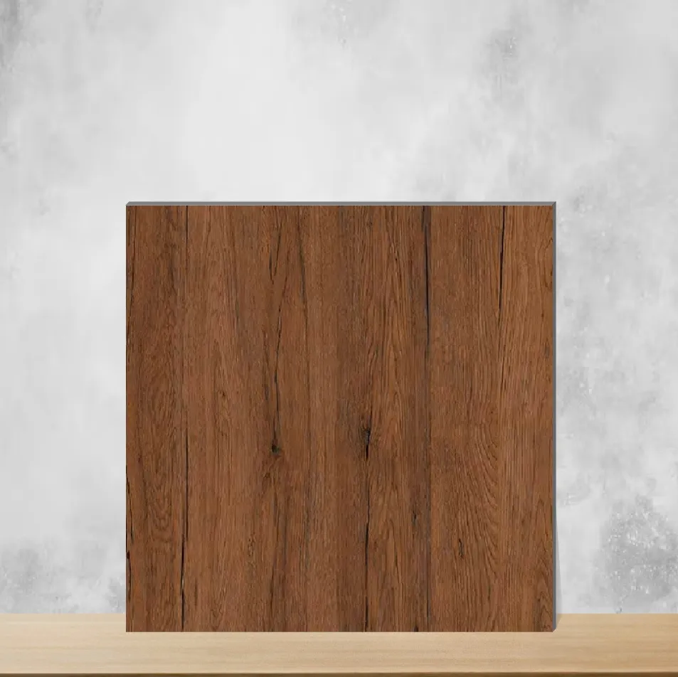 Vitrified Cascina Wenge Wooden Effect Matt Square Tiles TL-1491-B (2x2 feet | 9 mm)