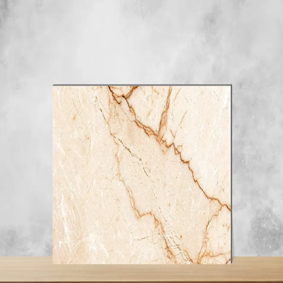 Crema Cream Light Marbles & Stones Rectangular Tiles TL-1723-D (18x12 inch | 6 mm)