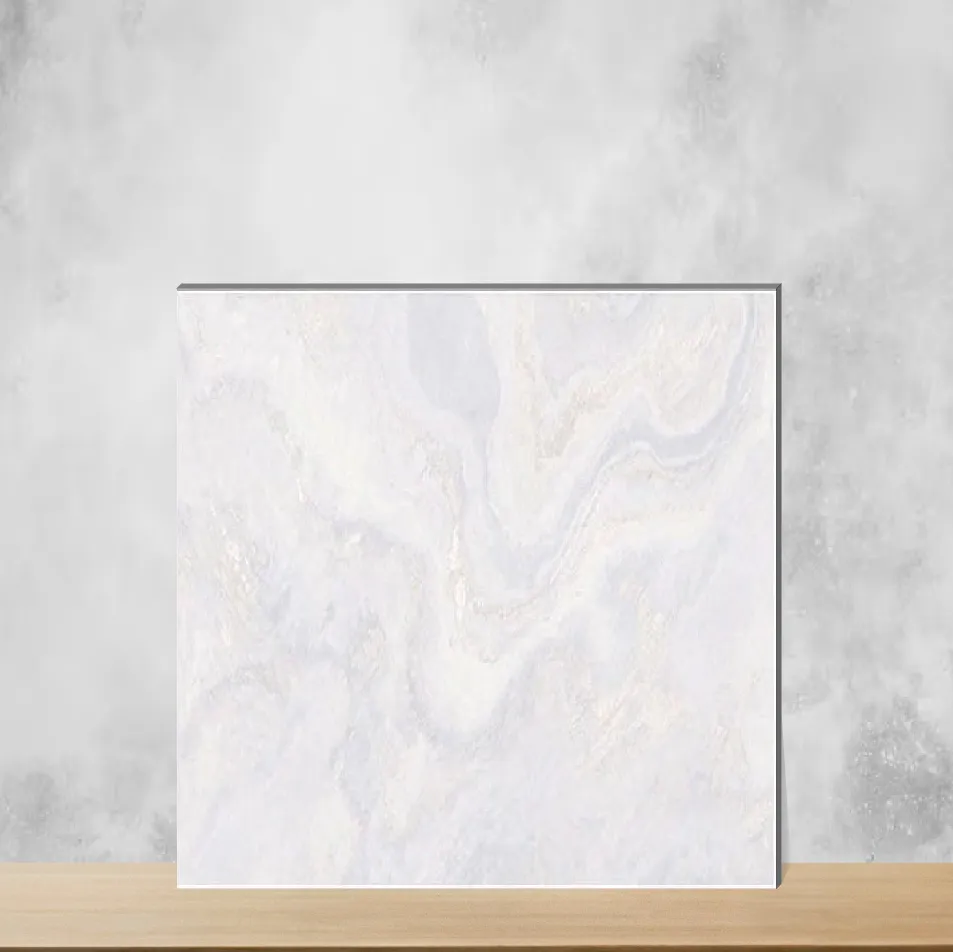 Pearl White Light Marbles & Stones Rectangular Tiles TL-1668-E (18x12 inch | 6 mm)