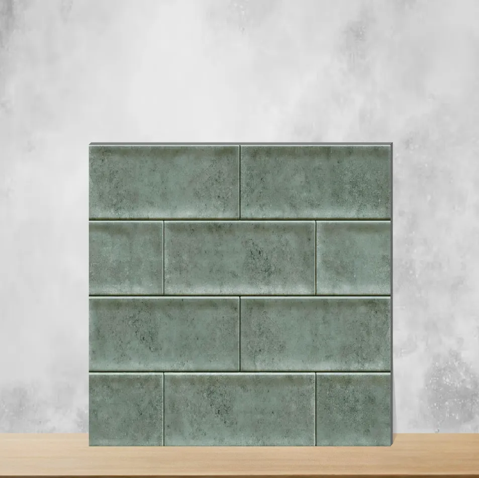 Ceramic Solara Cove Blue Glossy Rectangular Tiles TL-2243-H (24x12 inch | 9 mm)