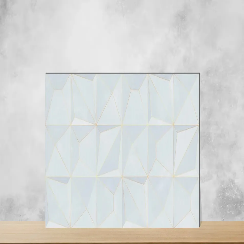 Ceramic Sea Portion Geometric & Abstracts Glossy Rectangular Tiles TL-2366-C (24x12 inch | 9 mm)