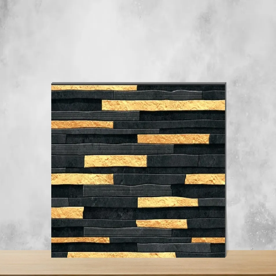 Ceramic Marbles & Stones Glossy Rectangular Tiles TL-1562 (18x12 inch | 7 mm)