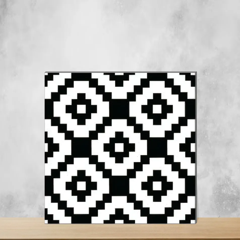 Vitrified Zellige Medina Mystique Moroccans Matt Square Tiles TL-1599 (12x12 inch | 9 mm)