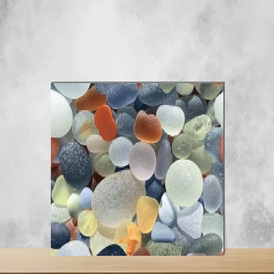 Ceramic Marbles & Stones Glossy Rectangular Tiles TL-1608-C (18x12 inch | 7 mm)