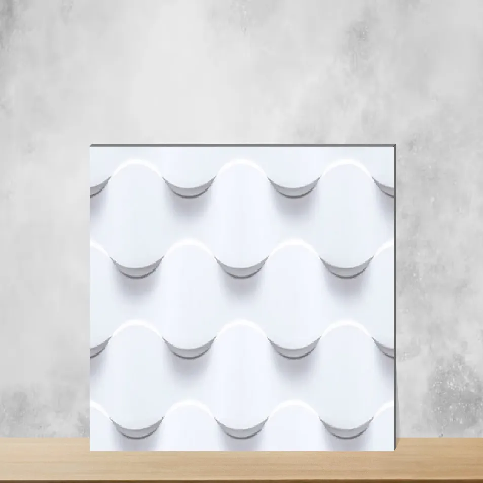 Ceramic Platinum Marbles & Stones Glossy Rectangular Tiles TL-1679-D (18x12 inch | 7 mm)