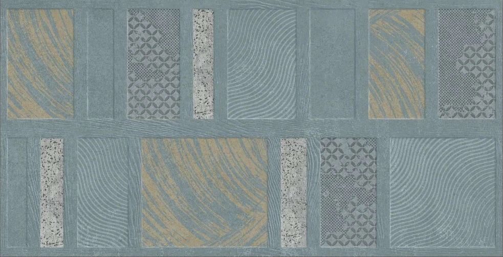 Ceramic Quanto Aqua HL 1 Highlighter Tiles Rectangular Tiles TL-1934-B (24x12 inch | 8 mm)