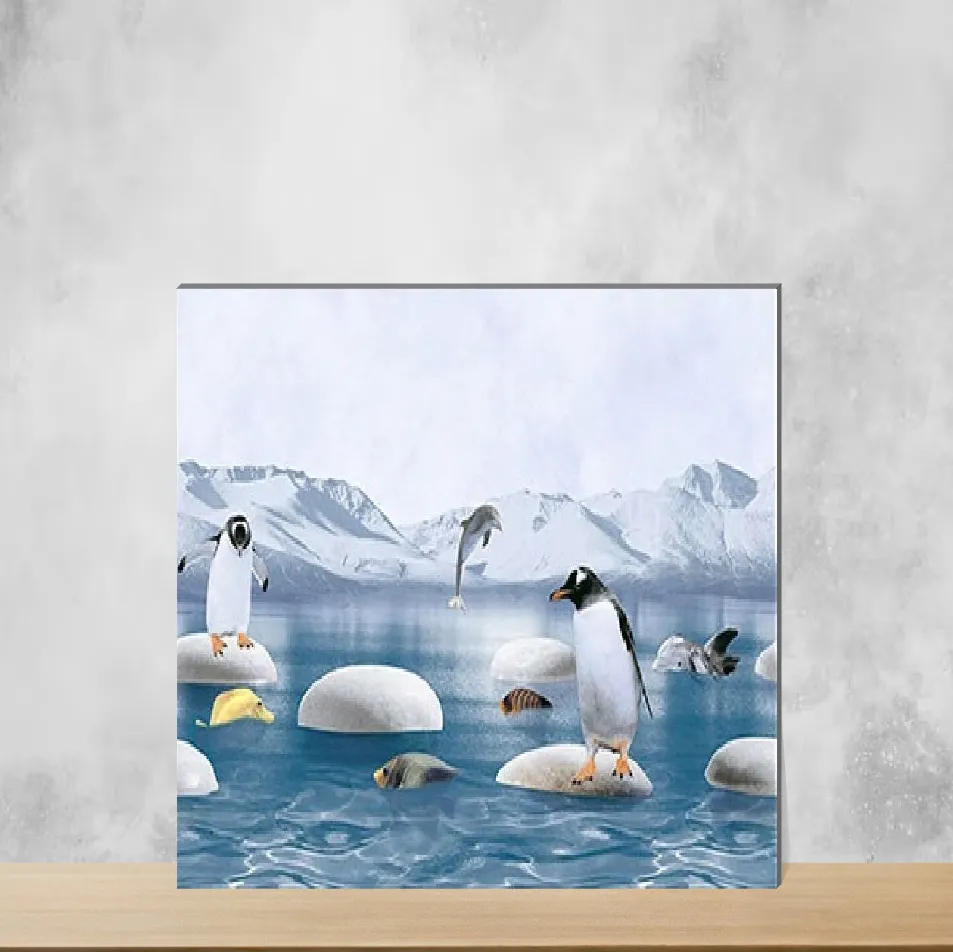 Polar White Highlighter Tiles Rectangular Tiles TL-8805-D (18x12 inch | 6 mm)