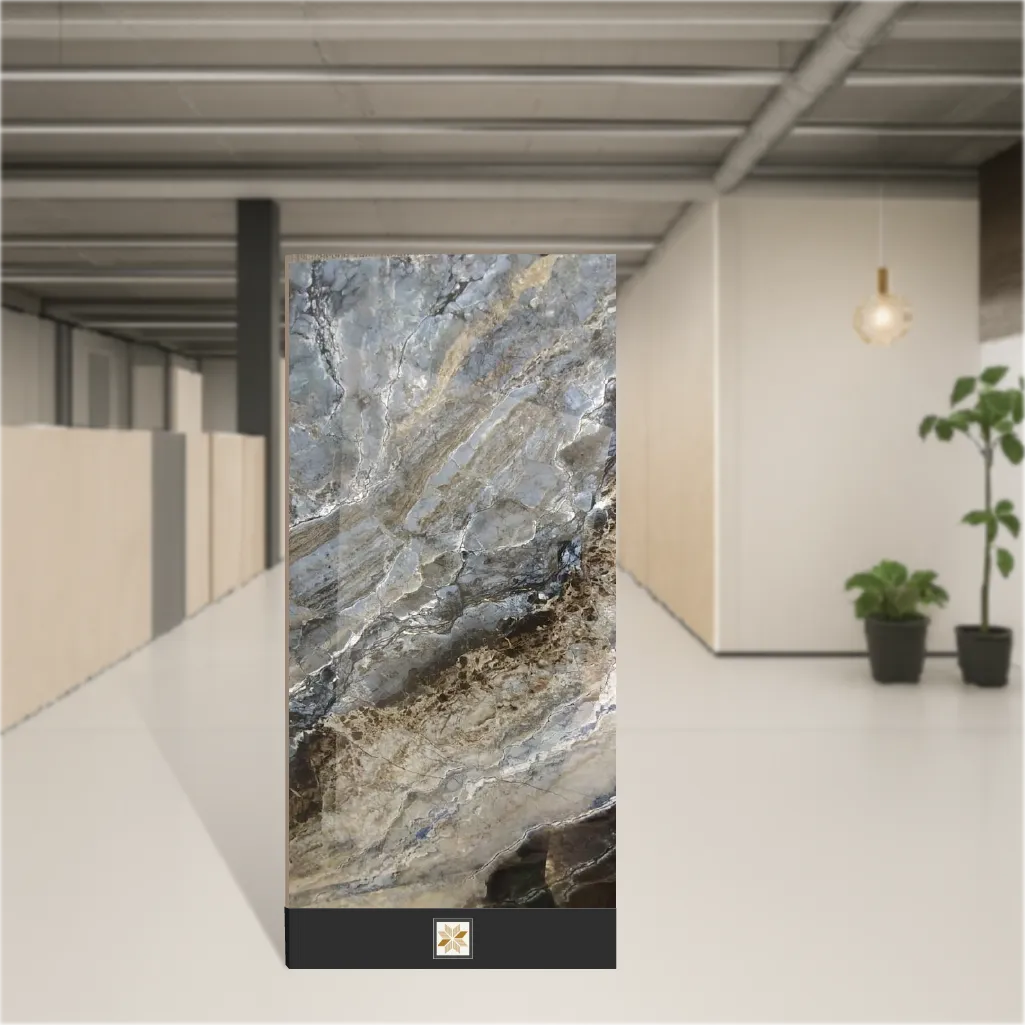 Eagle Blue Rectangular Tiles TL-1840 (2.7x5.3 feet | 9 mm)