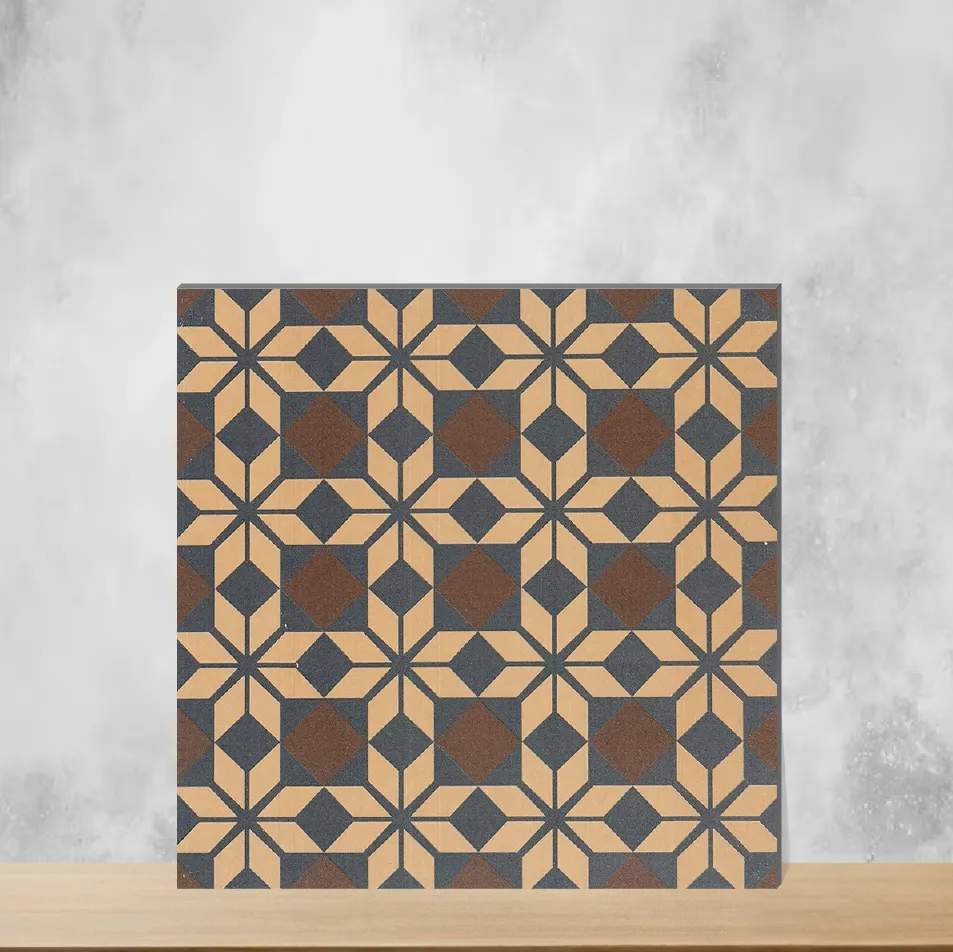 Vitrified Zellige Monochrome Beige Moroccans Matt Square Tiles TL-2066-B (12x12 inch | 9 mm)