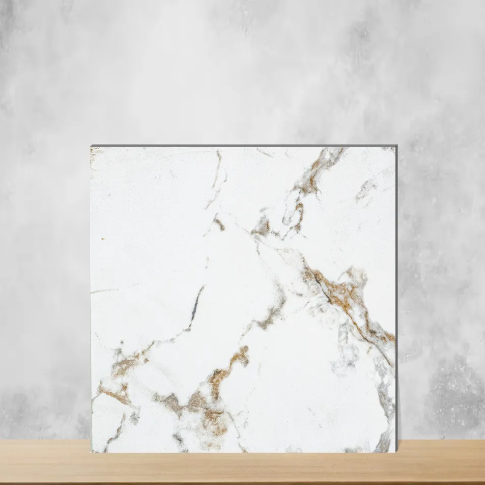 Ceramic Satvario Gold Marbles & Stones Matt Square Tiles TL-2713-B (12x12 inch | 8 mm)