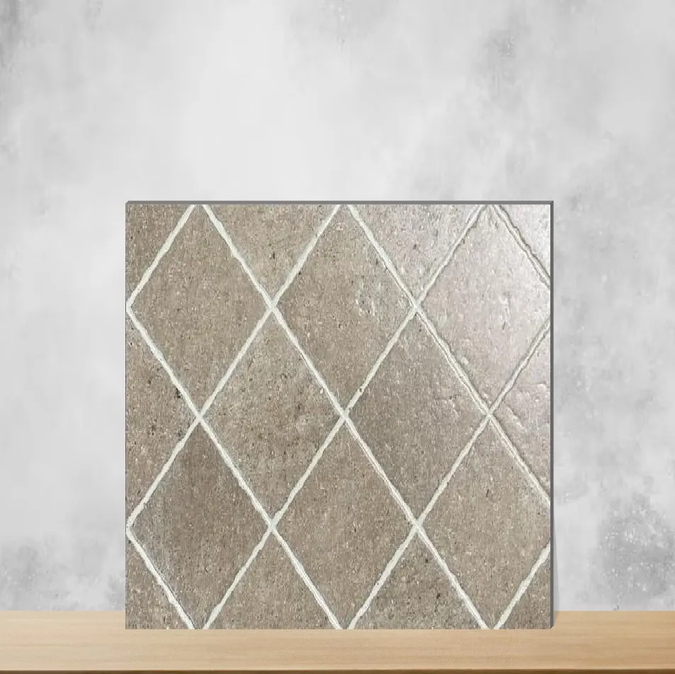 Ceramic Bistro Rossa Punch Textures Matt Rectangular Tiles TL-200 (18x12 inch | 9 mm)