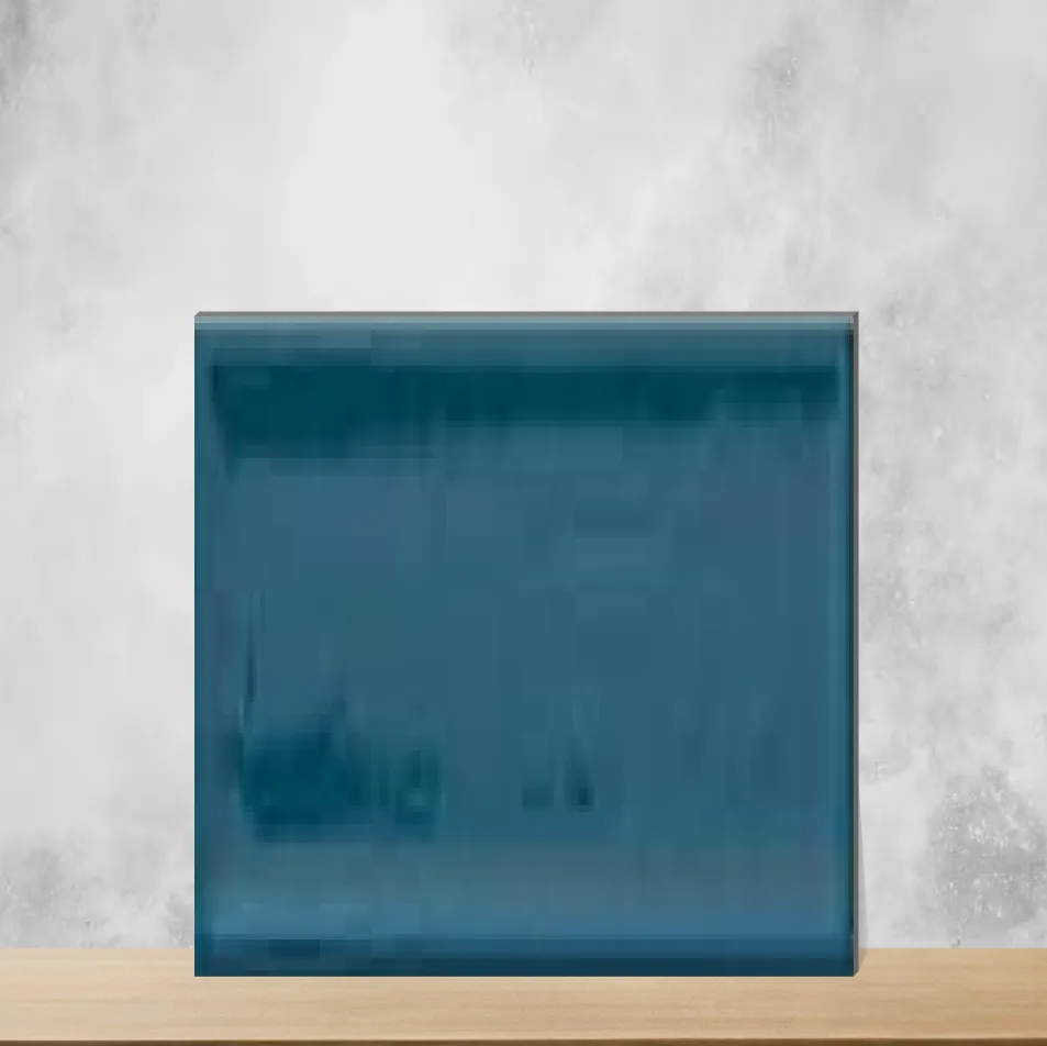 Ceramic Cielo Shade 2 Coastal Sky Glossy Rectangular Tiles TL-2885-D (12x3 inch | 6.5 mm)