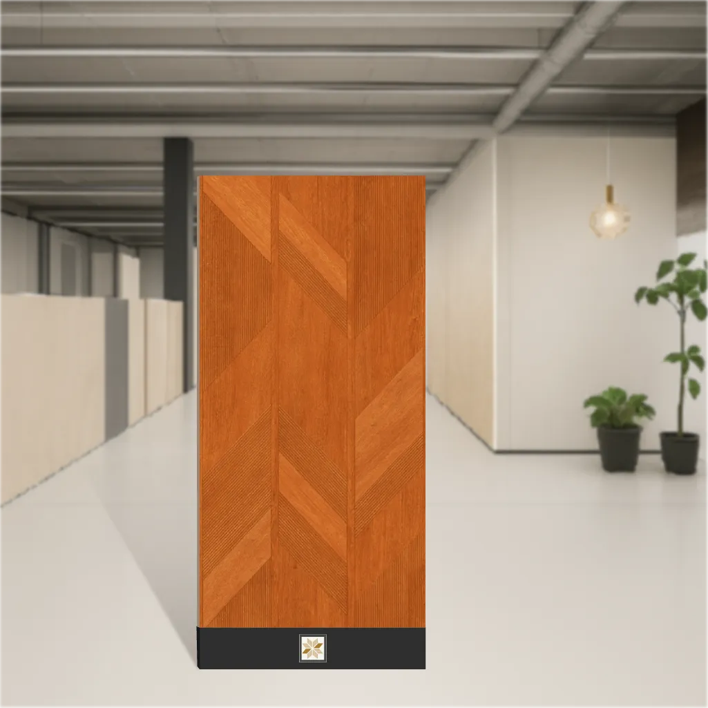 Vitrified Parquet Teak Wooden Effect Matt Rectangular Tiles TL-2008 (4x2 feet | 9 mm)