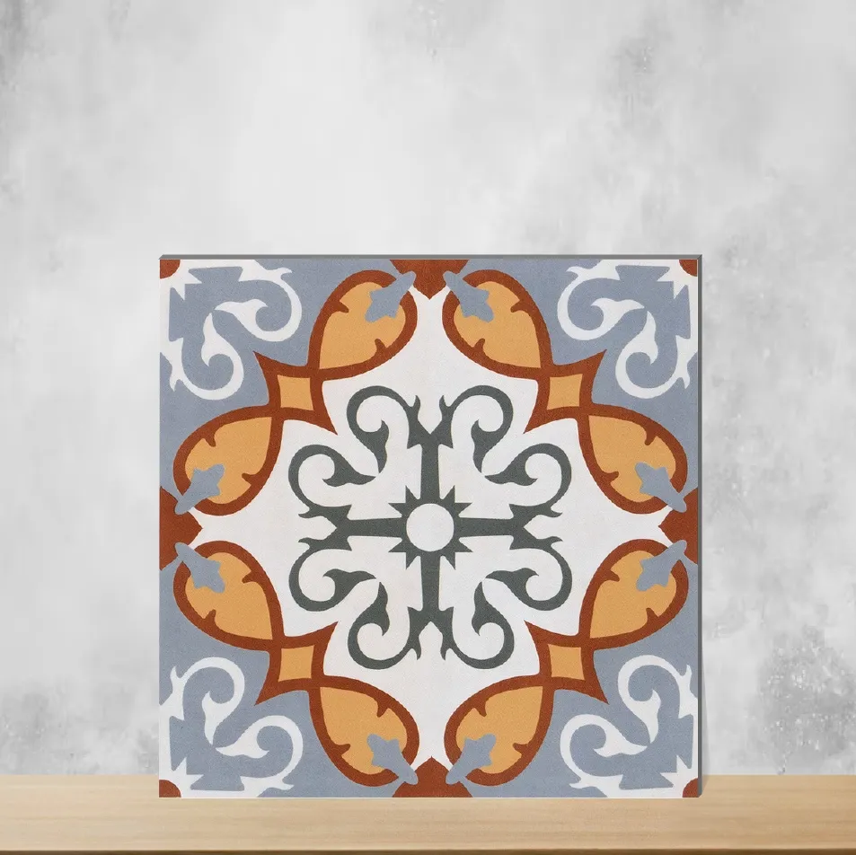 Ceramic Marrakech Ebony Batiste Moroccans Matt Square Tiles TL-2012 (12x12 inch | 9 mm)