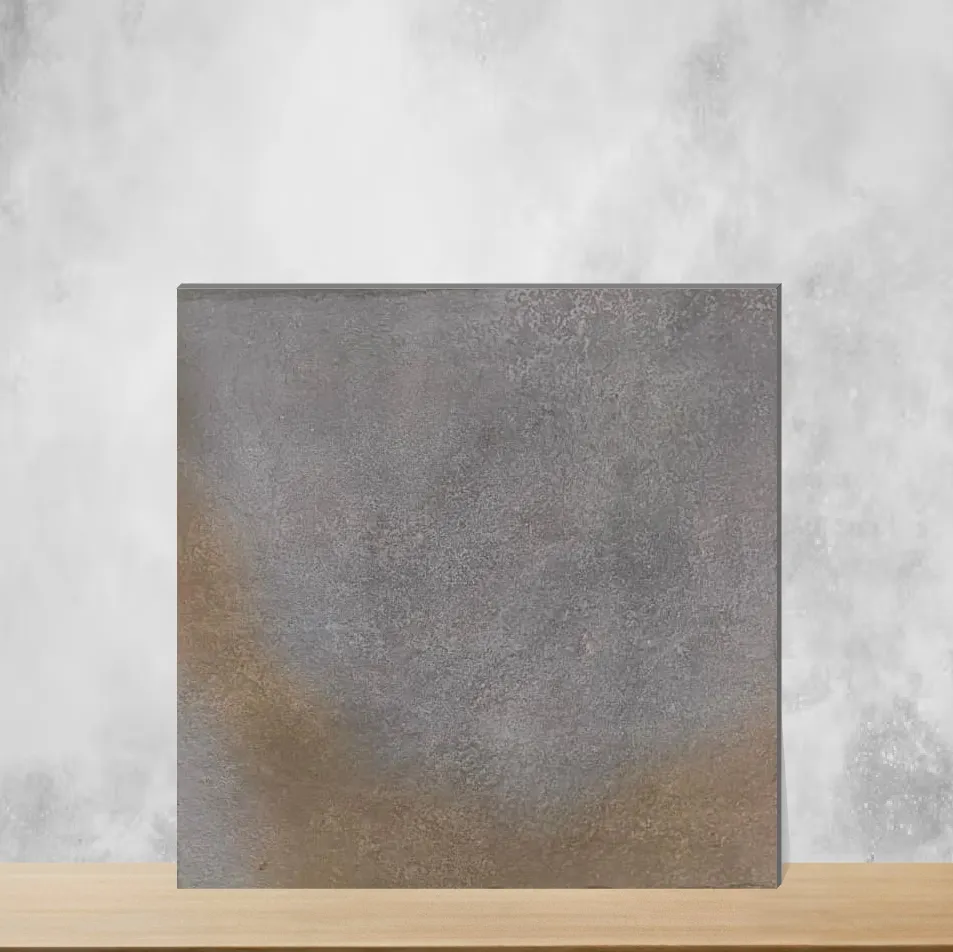 Vitrified Anthracite Elegance Marbles & Stones Matt Square Tiles TL-2038-C (16x16 inch | 12 mm)