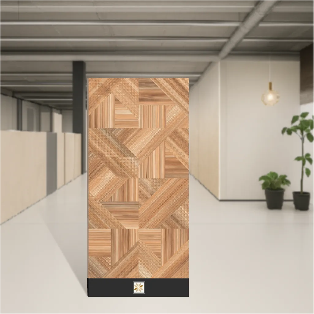 Vitrified Mokuzai Tawny Grain Wooden Effect Matt Rectangular Tiles TL-2067 (4x2 feet | 9 mm)