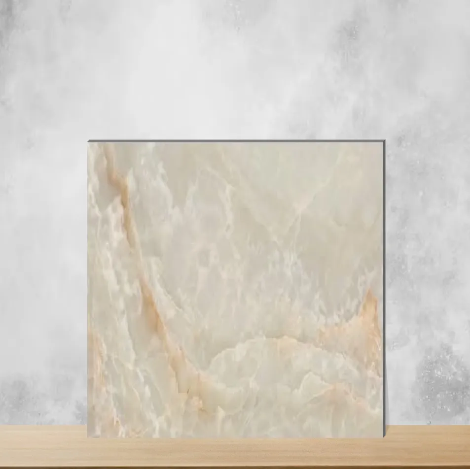 Ceramic Splendore Lust Onyx Dark Marbles & Stones Glossy Rectangular Tiles TL-2100-B (24x12 inch | 9 mm)