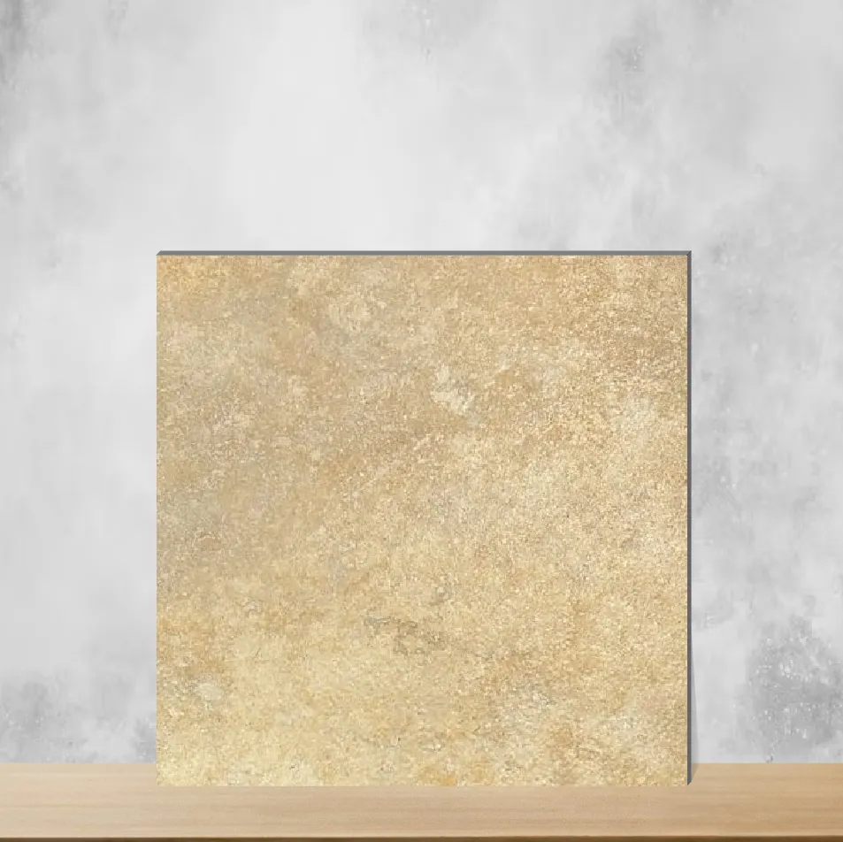 Vitrified Strada Rosalia Crema Marbles & Stones Matt Square Tiles TL-2101-C (2x2 feet | 12 mm)