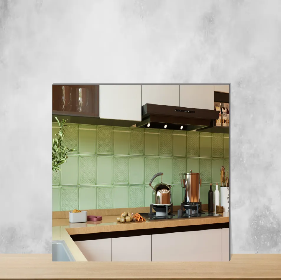 Green Decor Square Tiles TL-2125-F (8x8 inch | 6 mm)