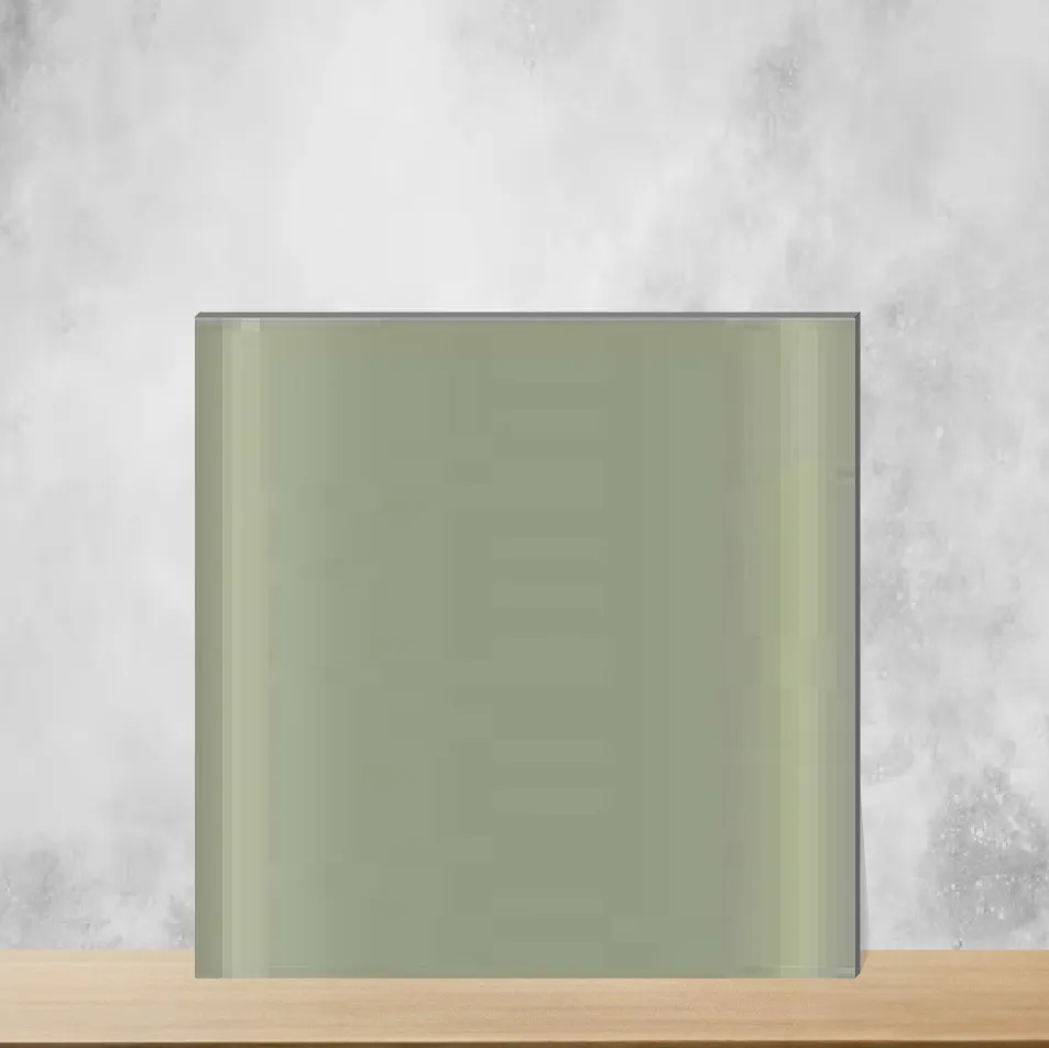 Ceramic Reflectos Olive Grigio Glossy Rectangular Tiles TL-2863-C (12x3 inch | 6.5 mm)