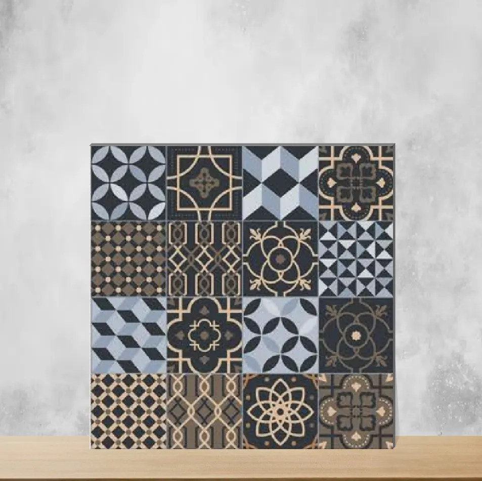 Vitrified Strada Bella Craftico Moroccans Matt Square Tiles TL-2224 (16x16 inch | 12 mm)