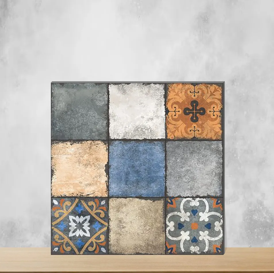 Vitrified Antique Arte Moroccans Matt Square Tiles TL-2230 (2x2 feet | 9 mm)