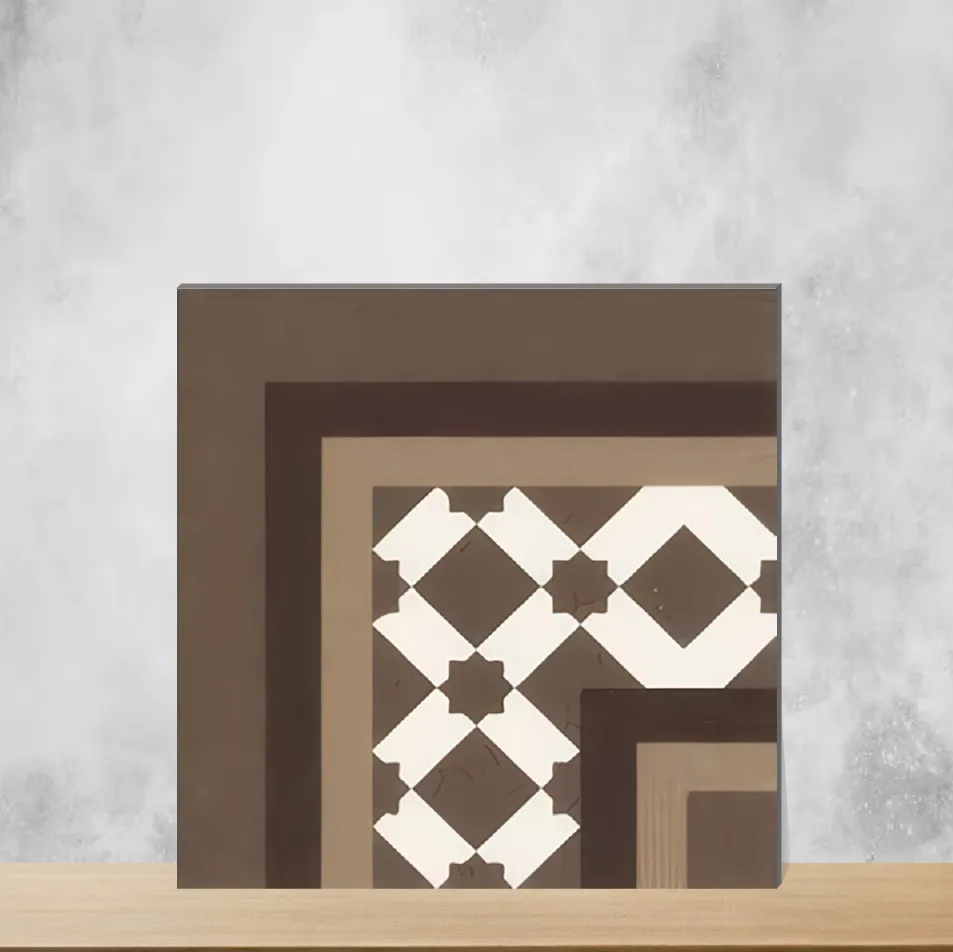 Ceramic Corner Moroccans Matt Square Tiles TL-2275-D (12x12 inch | 9.5 mm)