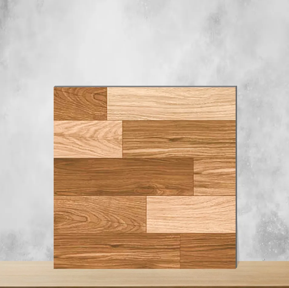 Porcelain Maple Miele Brown Wooden Effect Matt Square Tiles TL-226 (2x2 feet | 8 mm)