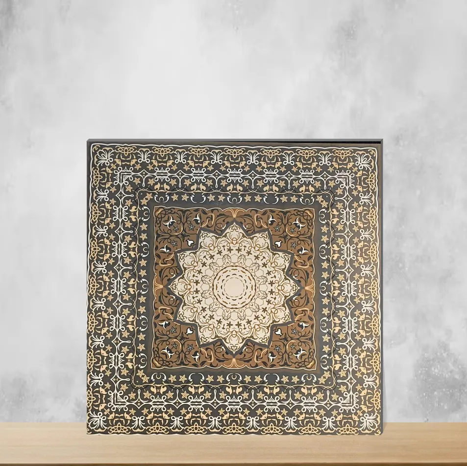 Vitrified Atlas Marrakeh Mix Type C Moroccans Matt Square Tiles TL-2272-D (2x2 feet | 9 mm)