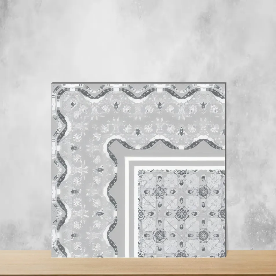 Ceramic Corner Moroccans Matt Square Tiles TL-2727-D (12x12 inch | 9.5 mm)