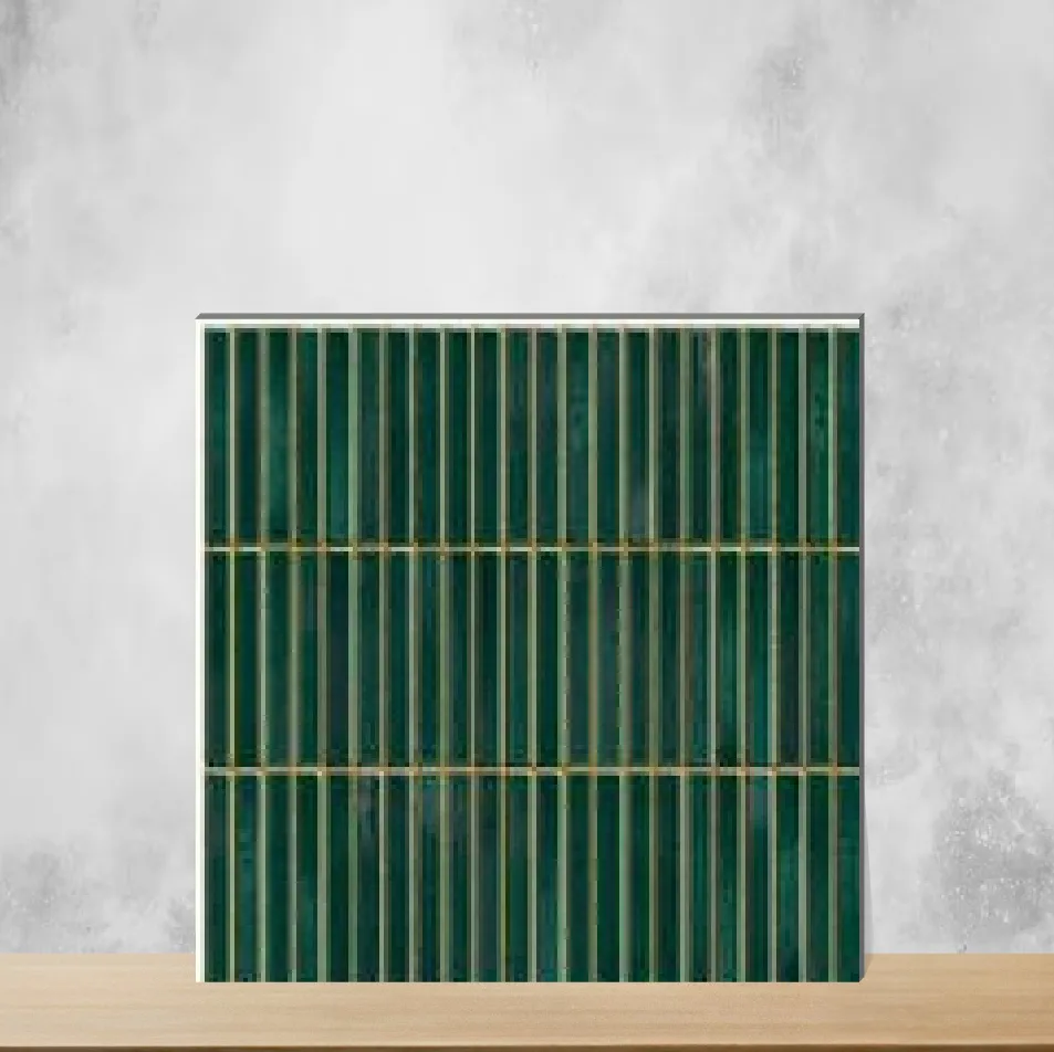 Kitkat Stripora Glossy Square Tiles TL-2632-D (12x12 inch | 9.5 mm)