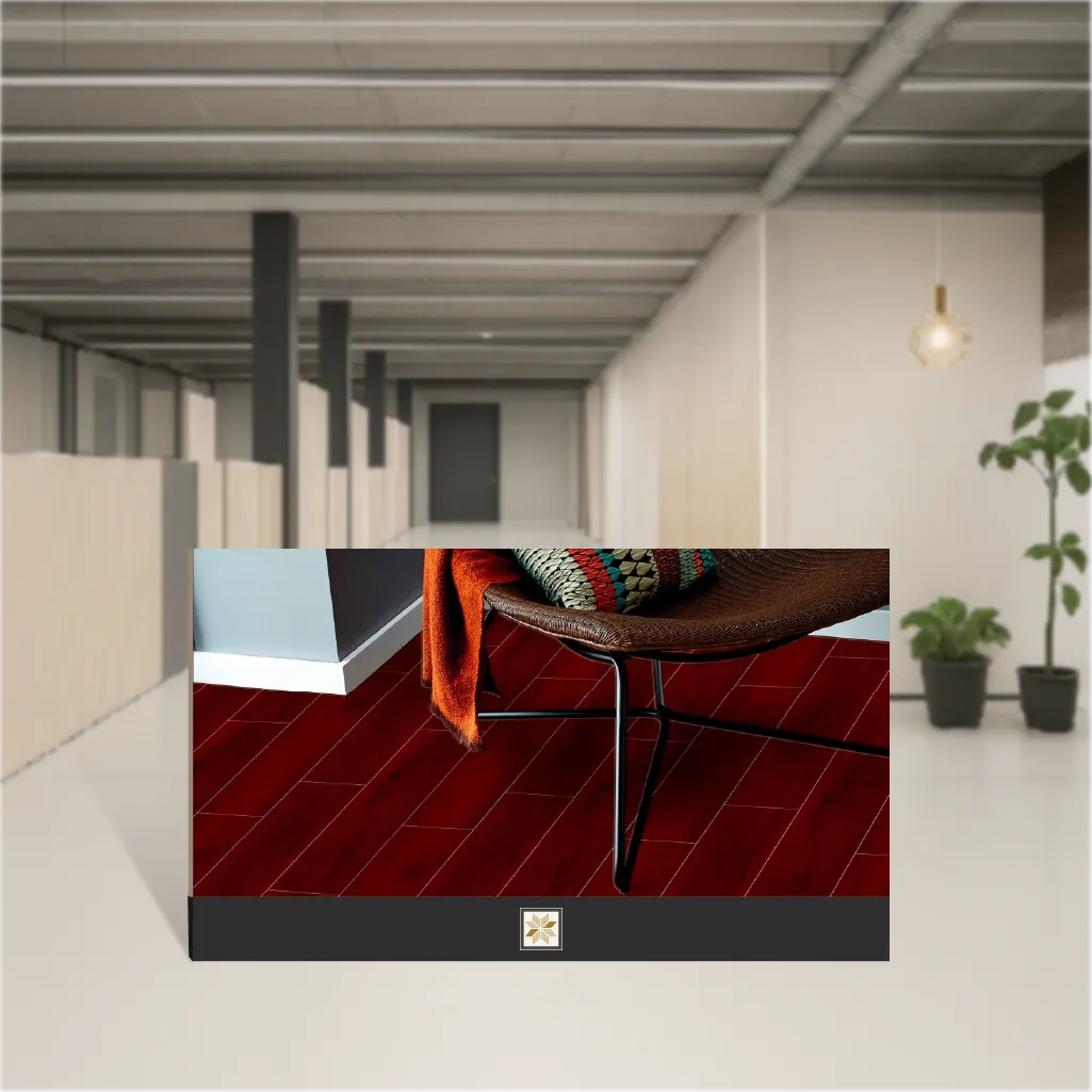 Vitrified Bosco Richmond Berry Wooden Effect Matt Rectangular Tiles TL-2293 (48x8 inch | 9 mm)