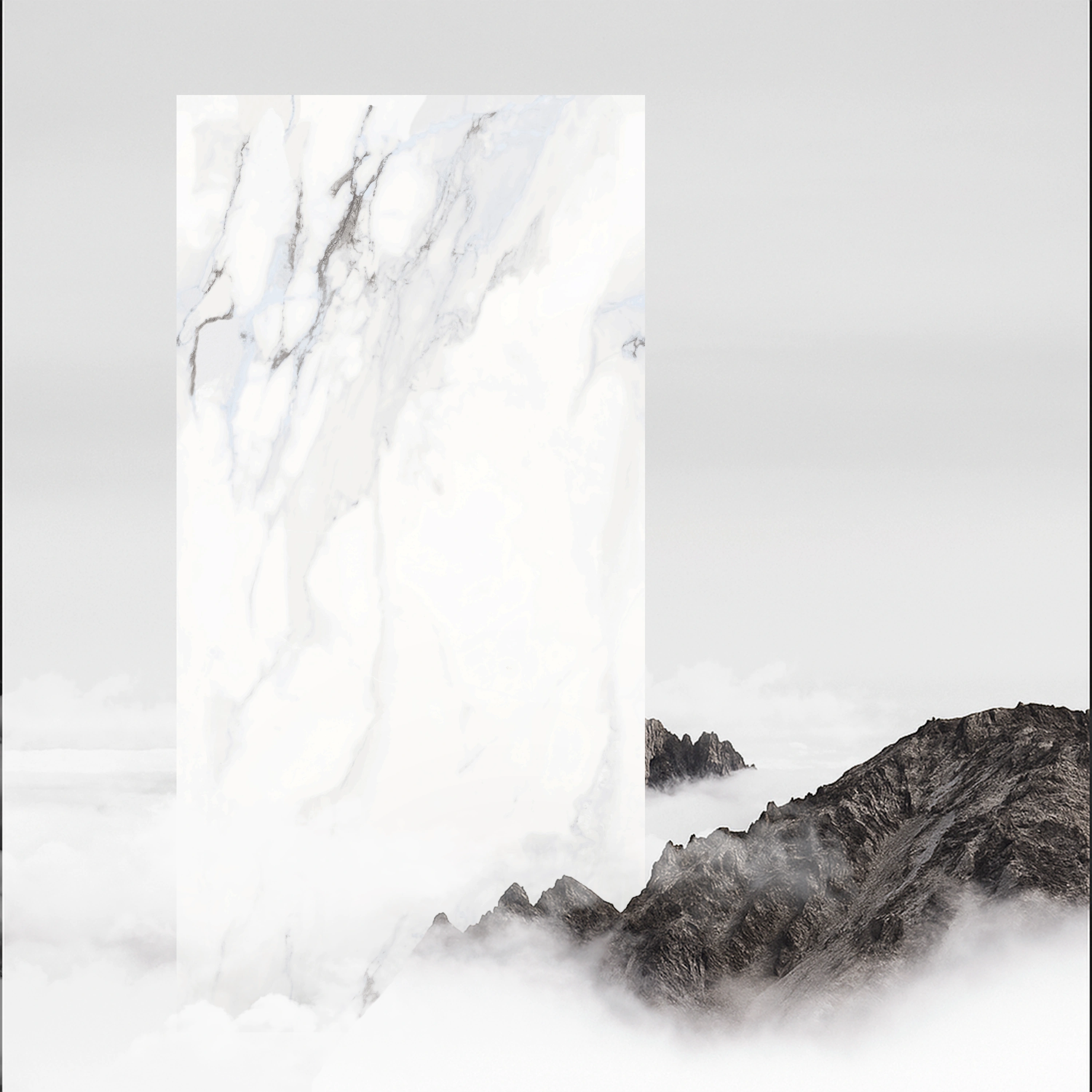 Endura Azure Whisper Marbles & Stones Matt Rectangular Tiles TL-2304 (4x2 feet | 9 mm)