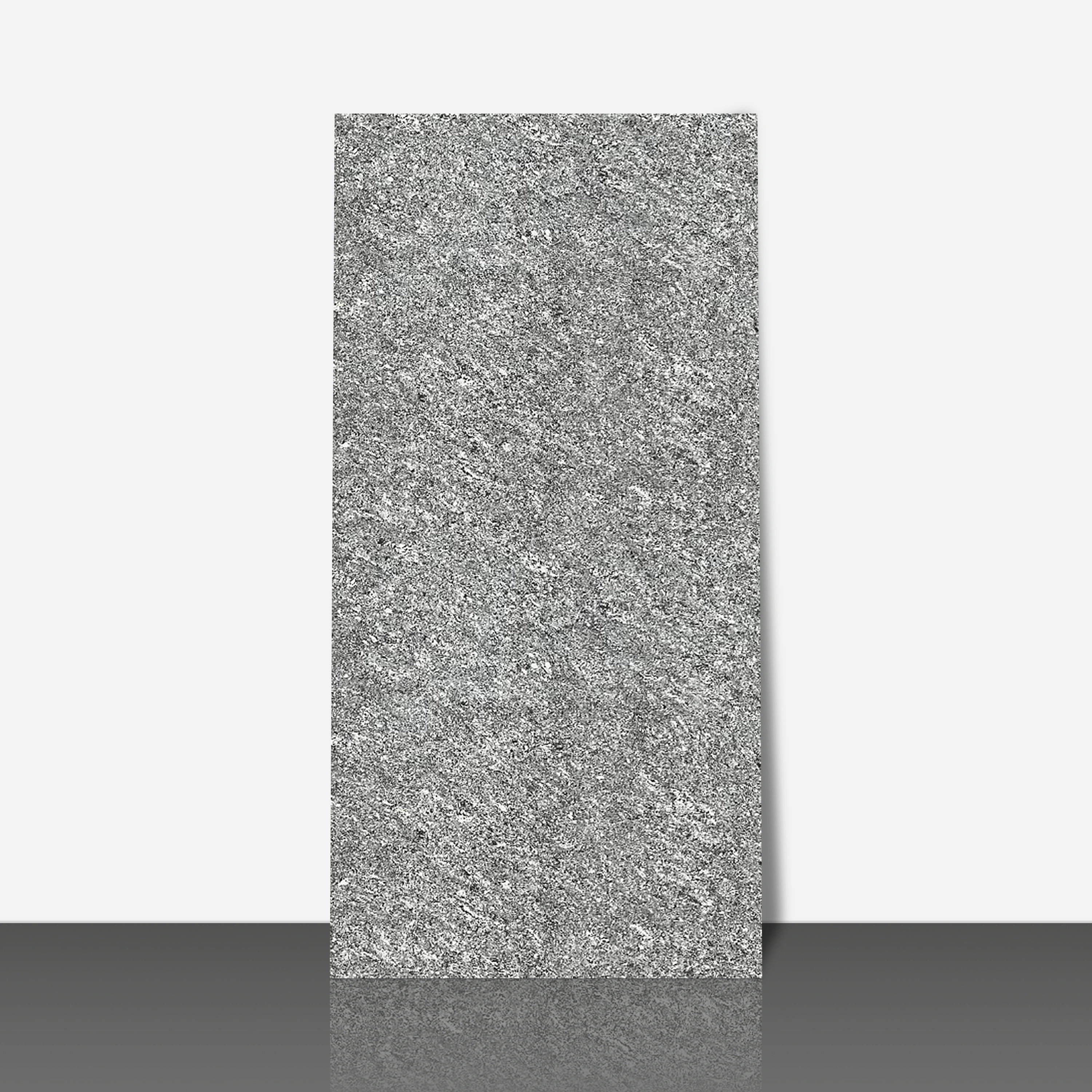 Vitrified Dualcore Ash Grey Marbles & Stones Glossy Rectangular Tiles TL-2305 (4x2 feet | 9 mm)