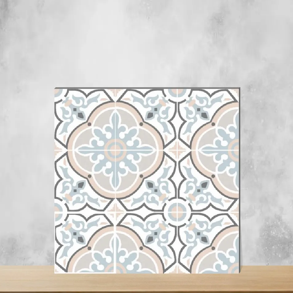 Vitrified Rivera Moroccans Matt Square Tiles TL-2345 (8x8 inch | 9 mm)