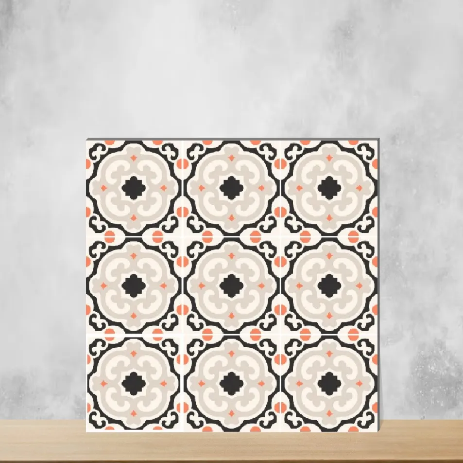 Vitrified Bregel Moroccans Matt Square Tiles TL-2409 (8x8 inch | 9 mm)