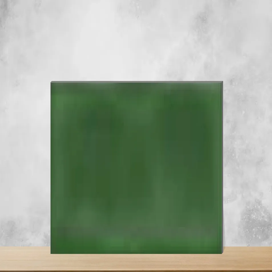 Ceramic Encanto Shade 3 Deep Sea Green Glossy Rectangular Tiles TL-3100-U (12x3 inch | 6.5 mm)