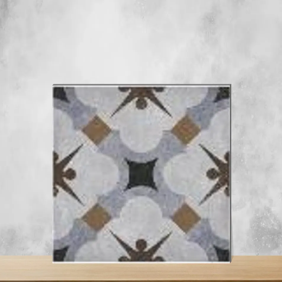 Ceramic Torpedo Decor Zeal Mystics Moroccans Matt Square Tiles TL-3090-G (8x8 inch | 10 mm)