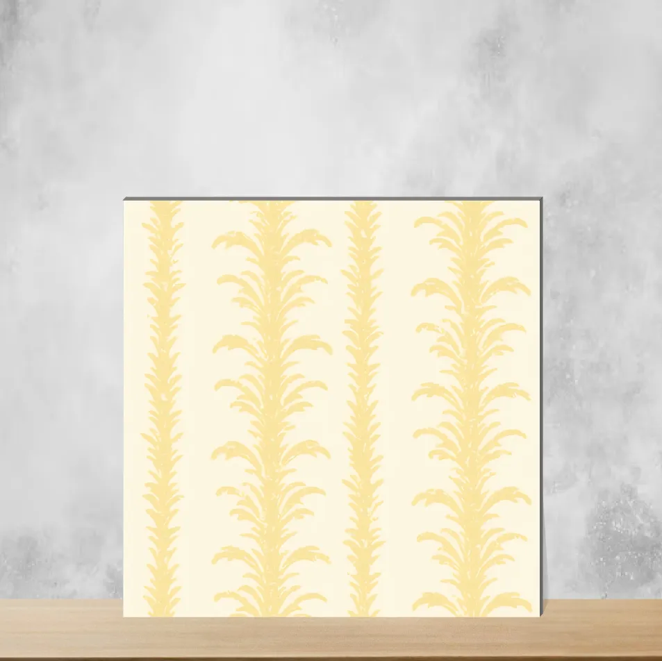 Ceramic Morissa Beige Tropical Moroccans Matt Square Tiles TL-2431 (12x12 inch | 8 mm)