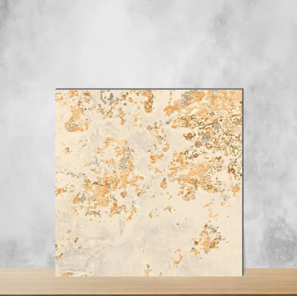 Vitrified Rustique Elegance Rustic Beige Punch Textures Matt Square Tiles TL-2484-B (16x16 inch | 12 mm)